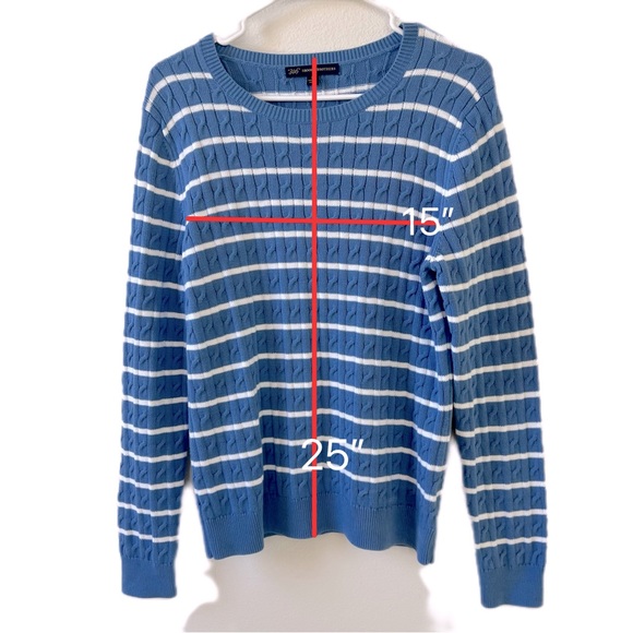 Brooks brothers blue cotton sweater - Picture 2 of 7